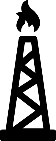 Burning Oil Tower Sticker Svg Vector, Free Vectors File